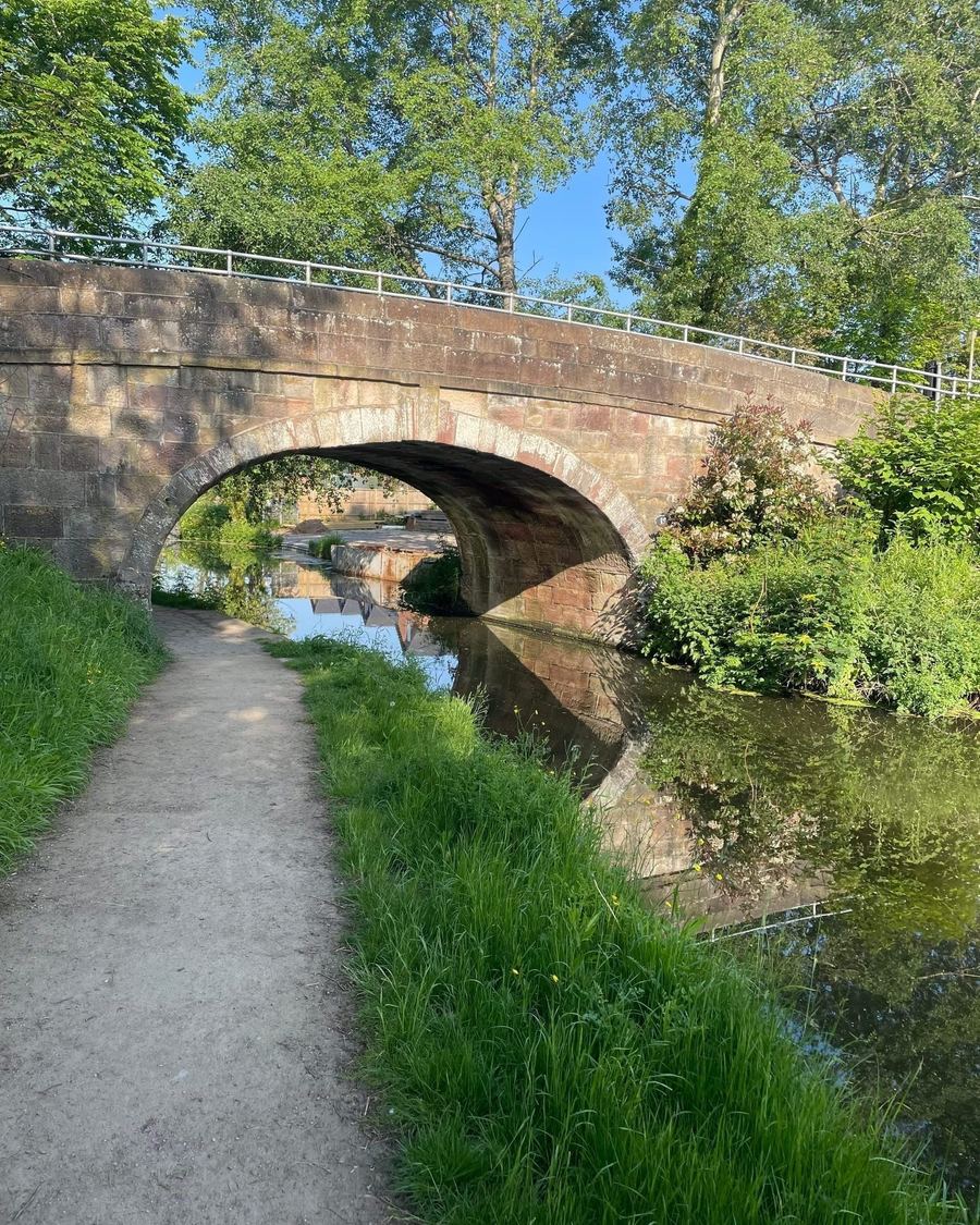 Photograph: Canal Bridge, On the canal by the bridge